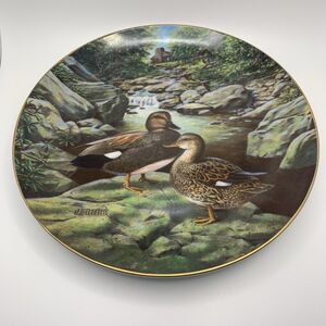 The Gadwall Plate Living With Nature Jerners Ducks #7 Bart Jerner 1988 Knowles